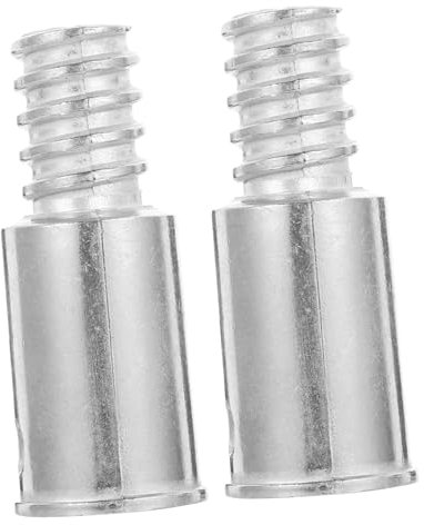 BESTOYARD 2pcs Metal Threaded Tip Replacement for Mop Poles American Type Design for Broom and Extension Poles Accessories