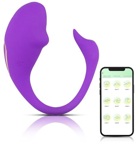 LYAMais Vibro Ei Sex Spielzeug für die Frau Vibrator Vibratorensets für Frauen mit App 12 Vibrationsmodi Vibratoren für Sie Klitoris und G-punkt Leise Erotisches Sexspielzeug Bullet-Vibratoren