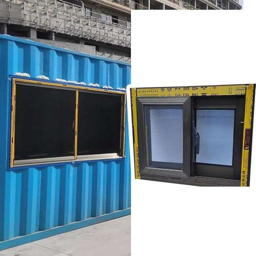 Fenêtre de Toit Fenêtre de Concession avec Verre et Moustiquaires, Remplacement de La Fenêtre de Toit du Camping-car, Fenêtres de Poulailler Couvrant L'éclairage de Ventilation(50x50cm(19.5x19.56inch)