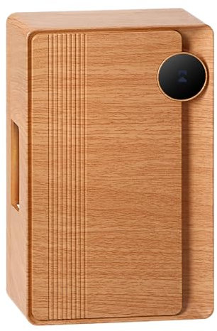 Miratic Timbre Casa Electromecánico de Dos Tonos con Cable, 230 V - Timbre Puerta Elegante y Funcional para el Hogar (Roble)