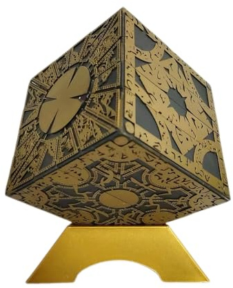 Tyatiyzn Détachable Rotative Cube Box, Anti-Stress Cube Box Rotative, Convient pour la Décoration de Bureau, Cadeau (avec Socle)