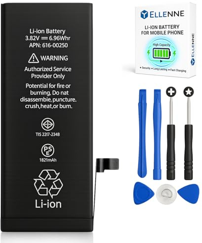 ELLENNE - Batteria per Apple iPhone 8 1821mAh con Kit Cacciaviti Incluso