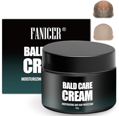 Crema para el Cuidado del Cuero Cabelludo, Hidratante y Nutritiva para ir con la Cabeza Descubierta, Crema de Afeitar para Hombres con Acabado Mate, Verde chiaro, 50g