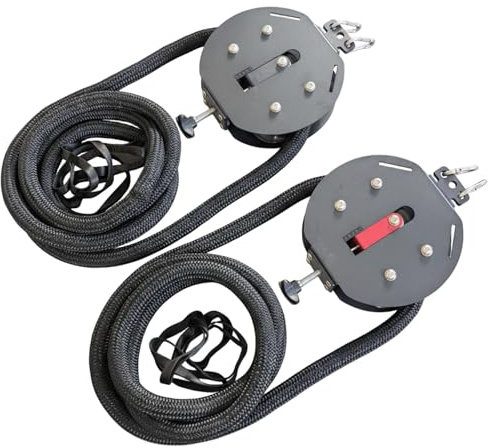 Sistema de polea de gimnasio, sistema de polea de gimnasio en casa, entrenador de cuerda sin fin ajustable para entrenamiento de cuerpo completo, máquina de cable para la parte superior del cuerpo co