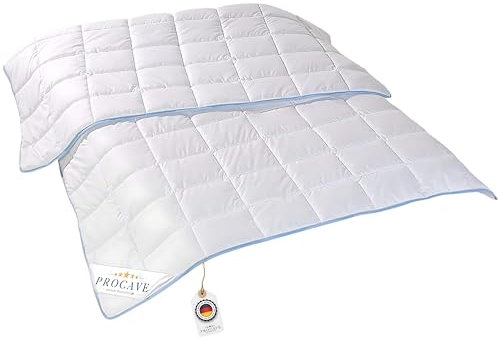 PROCAVE TopCool - Ropa de Cama, Relleno nórdico de Verano, Weiß, 100x135cm für Kinder