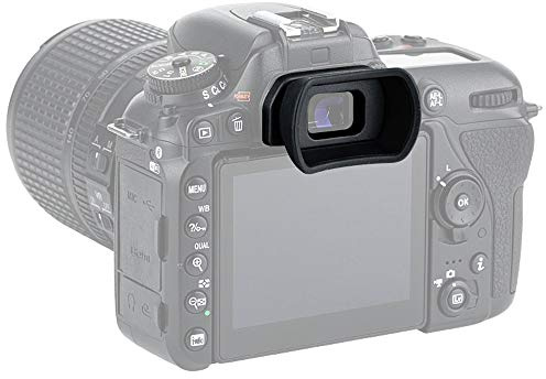 Große Augenmuschel Silikon Sucher für Nikon D7000-Serie D3000-Serie | 22mm Langes okular, Ersetzt DK-20 DK-21 DK-23 DK-24 DK-25 DK28, Blendet streulicht im sucher aus, Bequem für außenaufnahmen