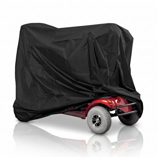 Mobility Scooter Cover Heavy Duty Waterproof, for Wheelchair and Electric Scooter, Outdoor Rain Cover 190x71x117cm