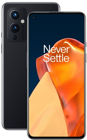 OnePlus 9 5G (UK) SIM-Free Smartphone with Hasselblad Camera for Mobile - Astral Black 8GB RAM 128GB - 2 Year Warranty (Renewed)