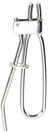 Bremsschlauchklemme, Klemmwerkzeug Flüssigkeitsschlauch Klemmwerkzeug, Stahl Kraftstoffbremsschlauch Klemme mit 12 Mm Öffnung, Kraftstoffleitungs für die Flüssigkeitsleitung Roller ATVs | Abklemmzange für Flüssigkeitsleitungen, Verchromt und rostbeständig, Verstellbarer Schiebekragen mit Rundbacken