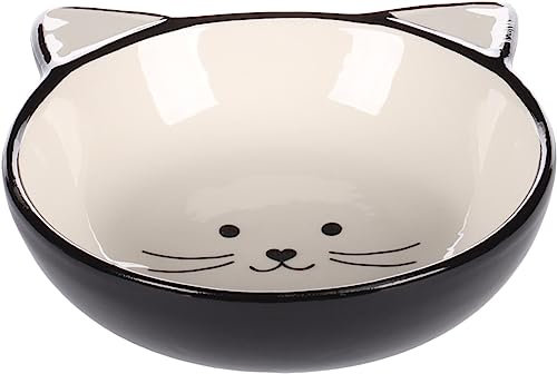 Flamingo Gamelle pour Chats Kajo - Gamelle Antidérapante Multi-usages pour Animaux de Compagnie - 280ML - cermamique - La gamelle va au Lave-Vaisselle