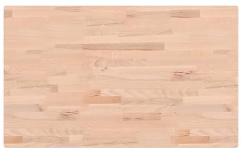 vidaXL Waschtischplatte 100x60x2,5 cm Massivholz Buche