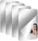 LPAMABA 6PCS Espejos Autoadhesivos Pared Espejos de Pared, Acrílico Espejos Autoadhesivos Acrílico, para Decoración del Hogar Baño Dormitorio Sala de Estar Armario (40 * 30CM)