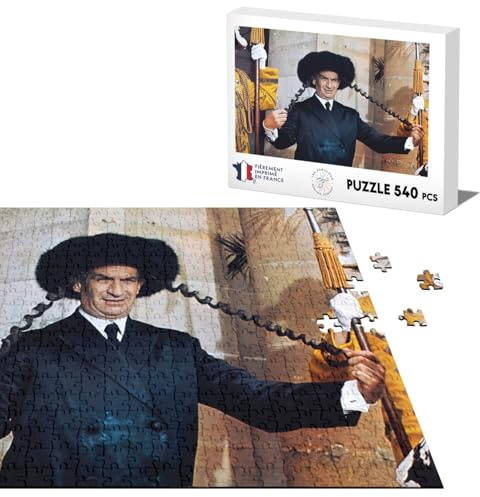 Klassiskt pussel 540 bitar Rabbi Jacob Papillote Louis De Funes Comedie