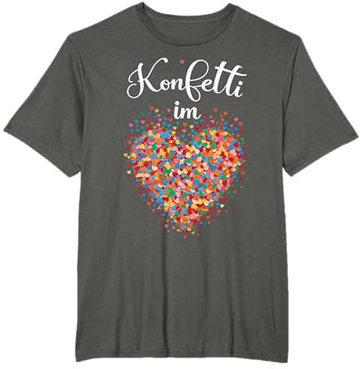 KONFETTI IM Herzen - Karneval Fasching FASTELOVEND T-Shirt