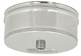 Tappo INOX Scarico Condensa ACCIAIO INOX PER CANNA FUMARIA E STUFE PELLET (D. Ø 150)