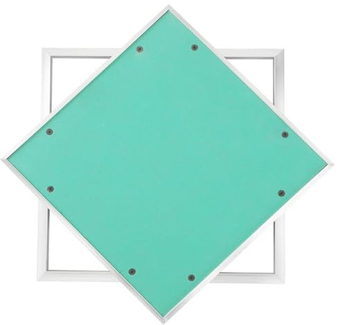 Revisionsklappe Trockenbau Deckenzugangsklappe Für Trockenbauwände 10x10 12x12 24x24 Zoll, Verdeckte Inspektionsluke, Deckeneinlagetür, Quadratische Gipskarton-Zugangsklappe Mit Aluminiumrahmen(550x55