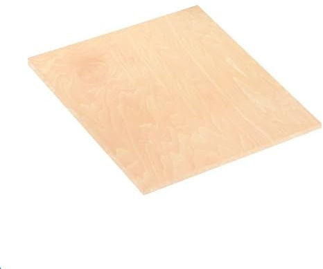 Genérico 5 Piezas 100mmx210mm Madera Contrachapada, Tablero Contrachapado de Tilo para el Patrón de Artesanía de Patrón de Madera de Bricolaje, Modelado(4mm)