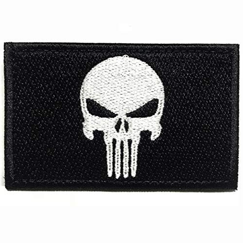Colisal Punisher Therant broderad lapp för militär ryggsäck