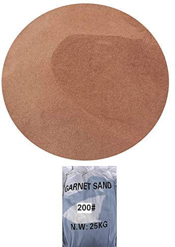 Sac 25 kg d'Abrasif Garnet Mesh 200A+ pour Sableuse Sablage Aerogommage