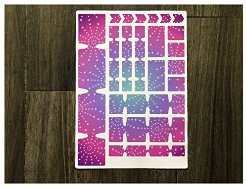 Bicycle Frame Protection Tape Decal Sticker Vinyl Film for Bike MTB BMX EBIKE Pink Blue Stars