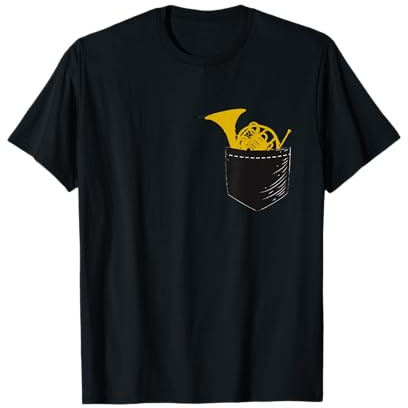 Lustiges T-Shirt mit französischem Horn T-Shirt