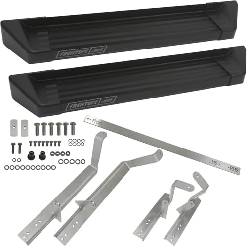 Freistufe Trittstufe Tritt Einstieg für FIAT Ducato, für Citroen Jumper, für Peugeot Boxer, für Opel Movano, Wohnmobil mit ABE schwarz