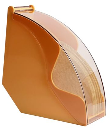 Piccolo supporto per filtro da caffè, per riporre sacchetti filtranti, antipolvere, per la casa, per filtro da caffè, in acrilico, colore arancione, plastica)