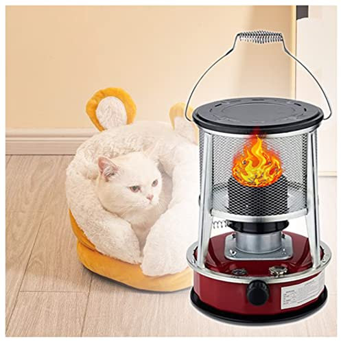 BomDog Stufa a Kerosene per Interni, Stufa a Kerosene Non Elettrica, Bruciatore Di Olio per Stufe a Kerosene/4.6L-6 Dochte-2 Handschuhe