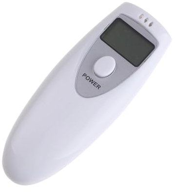 Gwtdtoad Etilometro Portatile Certificato per Alcol Test, Alcometro Digitale Misuratore di Alcol Professionale con Display LCD, Rilevatore di Alcol di Precisione di Livello per Conducenti O Casa