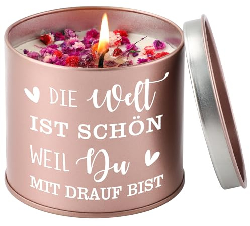 CadeauJoie Geschenke für Frauen, 9OZ Kerze Geburtstagsgeschenk für Frauen | Geschenk für Frauen Frau Freundin Mama Oma Schwester zum Geburtstag Valentinstag Weihnachten Muttertag Ostern Hochzeitstag