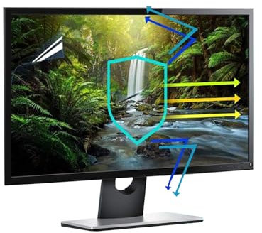 WSDAV Filtro Anti Luce Blu per Monitor LED per PC Desktop diagonali da 19-22 Pollici. Protezione per Schermo Anti-Luce Blu Che allevia l'affaticamento degli Occhi.,22in 16:10