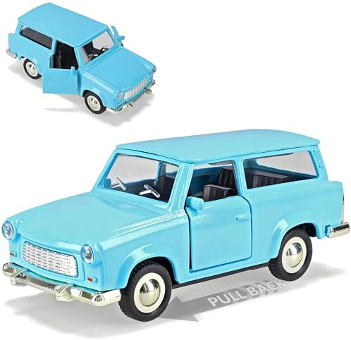 Generisch Trabant Trabbi Trabi Kombi Hell Blau Blue Ca 1/43 1/36-1/46 Welly Modellauto Modell Auto