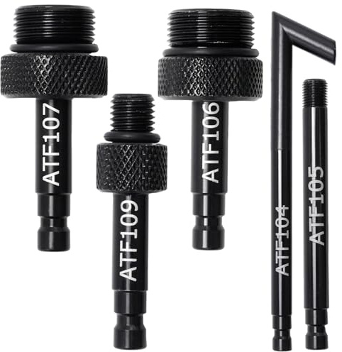 Ollanoos Växellådsolja adapter 5 delar, aluminium ATF oljebyte adapterset, ersättning för Mercedes Benz CTV DSG 09G 722.9 växellåda