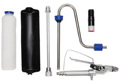 ViaGasaFamido Airless-Farbspritzwalze, Elektrische Farbrollerbürste mit 11,8-Zoll-Verlängerungsstange, Selbstansaugende Walze für Innen- und Außenanstriche
