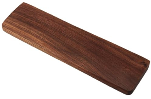 Générique Walnut Wood Keyboard Stand - balanserad, stabil ergonomisk bas, bekvämt grepptillbehör för professionella användare och studenter | För typister