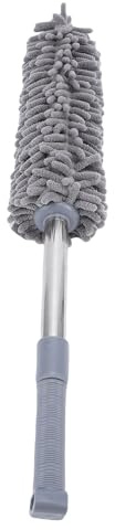 Stylebest Hand Duster Utdragbar Dammrengöringsborste med Statisk Absorption för Hem och Bil 60-80 Cm Grå (Grå)