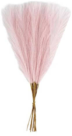 30 piezas de hierba artificial de la pampa altura 21 6 pulgadas simulación realista hierba de la pampa decoración de flores secas para boda