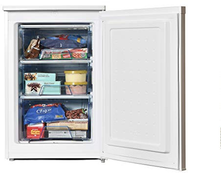 Igenix IG355W Freestanding Under Counter Freezer with 3 Large Drawers, Reversible Door, 83 Litre Freezer Capacity, 55 cm Wide, White