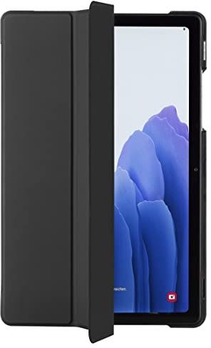 Hama Hülle für Samsung Galaxy Tab S7 FE/S7+/S8+ 31,5 cm 12,4 Zoll (aufklappbares Case für Samsung Tablet, Schutzhülle mit Standfunktion, magnetisches Cover) schwarz