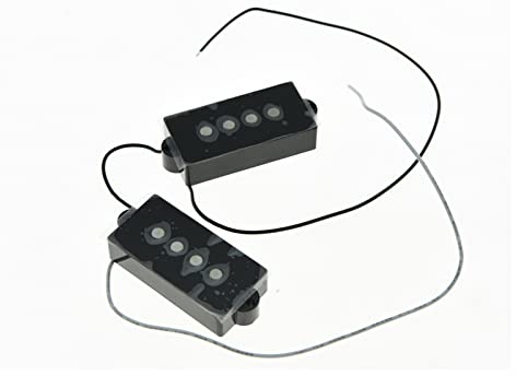 DZDZDZ Svart 4 String Precision Bass Vintage Sound Pickup Alnico 5 P Bass Pickups Set Humbucker Gitarr Pickups