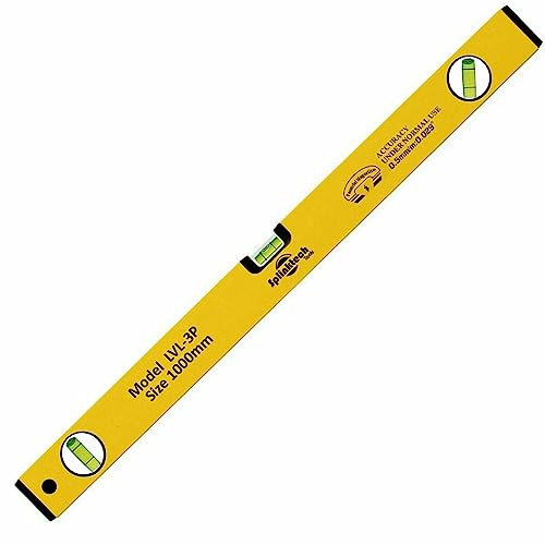 NTEK Professional Magnetic Spirit Level - High Accuracy Aluminum Scaffolding Level for Builders and Home DIY