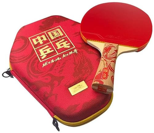 JITEM Palas Ping Pong,Raqueta de Tenis de Mesa Profesional, Juego de Raqueta de Tenis de Mesa de Estilo Chino, Bate de Ping Pong para Jugar, Entrenar, Colecciones