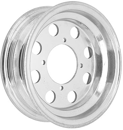 SYH&AQYE Llanta de Motocicleta, Llanta de Rueda Delantera de Motocicleta, Aleación de Aluminio, Rueda Pulida, Repuesto de Llanta de Vacío para Bicicleta de Rueda Z50 de 10 Pulgadas y 8 Pulgadas