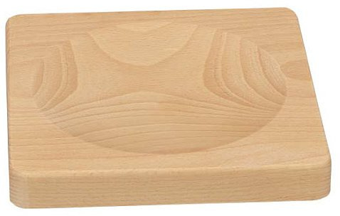 SeleXions Buchenholz Wiegebrett, eckig, 20 x 20 x 2,5 cm, geölt