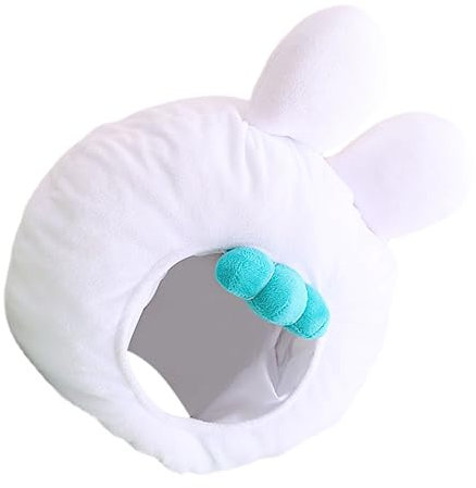 SOIMISS Hasenmütze halloweenkostüme tiermütze weihachtsgeschenk Hasen Hut fasnachtskostüme Tierohrhut Top-Hat-Kostüm Mützen Häschen-Kostümmütze Hasenkopfbedeckung Hasenkostüm Plüsch Weiß
