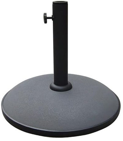 MARBUENO SUMMER Parasol Marbueno Base Ronde Ciment 45x36cm 20kg Gris Jardin, Piscine et Terrasse 10449