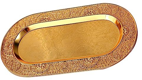 Cabilock Plateau De Service Pour Fruits Et Collations Présentation Alimentaire Vintage Rangement Déco Pour Table Basse