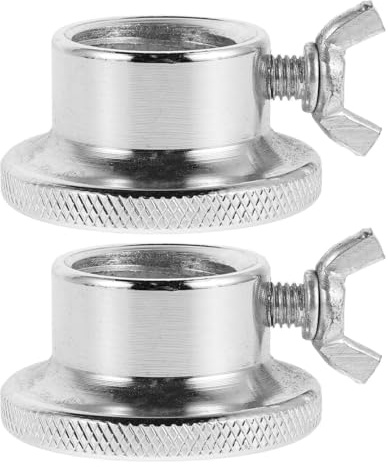 NULYLU Dumbbell Screw Nuts Dumbbell Screw Clamps for Weightlifting Anti-Slip Barbell Collar Clamps Secure Weight Lifting Accessories for Workout Easy Tighten 2 Pack