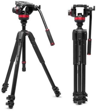 Manfrotto Video kit, Head 500 Series (Head 502+ Alu Tripod 055 Levelling)
