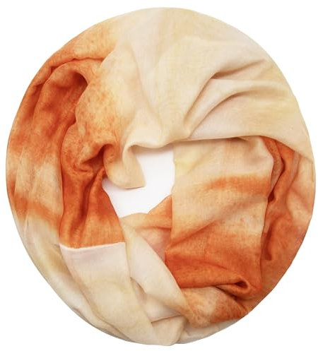 Gloop Damen Schal mit Leo Muster, farbigen Streifen weiche tücher Halstücher